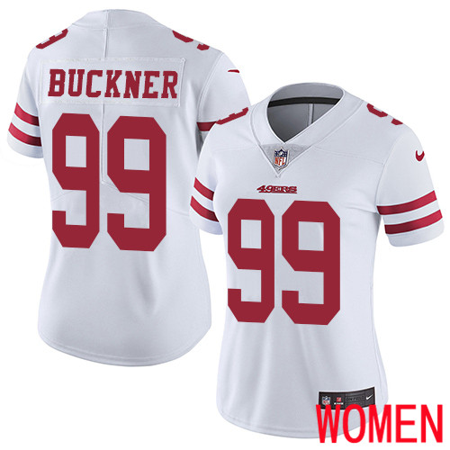 San Francisco 49ers Limited White Women DeForest Buckner Road NFL Jersey #99 Vapor Untouchable->youth nfl jersey->Youth Jersey